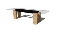 Serenissimo table by Lella Vignelli