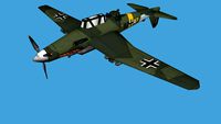 Junkers Ju-187 (low poly)