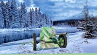 ANTI TANK GUN 45 MM - TYPE M42 - RED ARMY WW2- MAIN DEFENCE LINE ANTI TANK - SOVIET ANTI TANK WW2