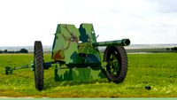 ANTI TANK GUN 45 MM - TYPE M42 - RED ARMY WW2- MAIN DEFENCE LINE ANTI TANK - SOVIET ANTI TANK WW2 -