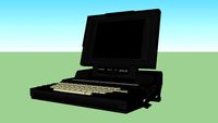 Vintage computer Toshiba T3100e laptop 1988