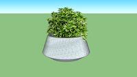 Вазон (клумба) KV6 из бетона / Flowe pot KV6