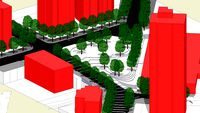 Topografia da praça Dr. João Petersen Jr.