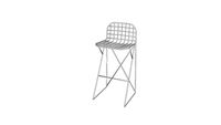 Contra Bar Stool White