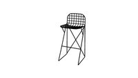 Contra Bar Stool Black