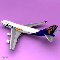 Boeing 747 Atlas3d model