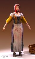 Servant Girls3d model