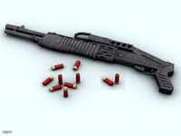 SPAS 12 Shotgun3d model