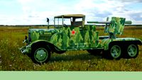 GAZ AA TRUCK + RECOILLESS 76MM GUN -- RED ARMY (SOVIETS) WW2 + CAMOUFLAGE