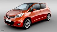 Toyota Yaris / Vitz 3 (5d) 2011 20123d model