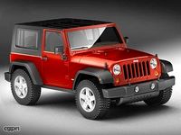 Jeep Wrangler 20073d model