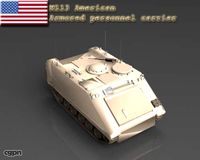 M113 armored personnel carrier3d model