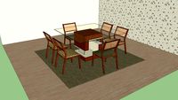 MESA DE JANTAR 1,50 X 1,50