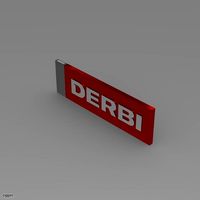 Derbi 3d Logo3d model