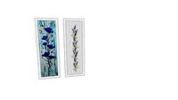 Paintings of Blue Flowers by Sudeesh Kailas
