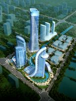 Skyscraper Office Building 0393d model