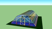 Bamboo greenhouse