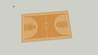 FIBA basketball court