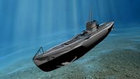 ww2 1942 german submarine type 7 u-boat