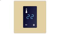 Artec/Antique Central plate for universal temperature control unit insert with touch display with Universal temperature control unit insert with touch display, white