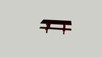 Table de Pique Nique 2,00m X 1,60m PICNIC TABLE