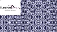 Tecido de Parede FERGANA AZUL - Karsten Decor 20633 1