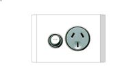 4015Single Switch Socket Outlet, Saturn, 250V, 10A, 1 Gang, Pure White