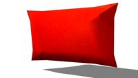 Coussin en lin lavé corail 30 x 50 cm REF 148056 PRIX 14.99