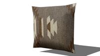 Coussin ethnique en laine et coton 45x45cm LOGIA REF 168086 PRIX 29.90