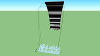 Cascata com água