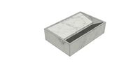 Vasco Countertop Basin 60x40x15 in Bianco Carrara Marble