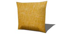 Coussin en tissu jaune 45x45cm ANDY REF 167471 PRIX 22.90