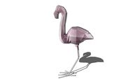 Statue flamant rose clair H.77cm ALINA REF 165470 PRIX 85.90