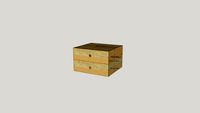 Wooden Drawers in a small cabinet