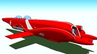 FC 8C - Retro Futuristic Flying Car