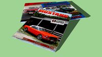 3 Classic Mustang Catalogs/Magazines Stacked