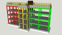 4 Storey Steel & Concrete Building