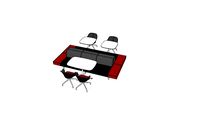 Bevy Pedestal Work Table 05