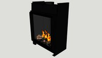 Bellfires Topsham Large-3 floating frame
