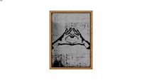 Quadro Nanus Store Amor - Grafite