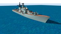 Russian navy Sovremennyy class destroyer