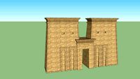 Egyptian Temple Pylon