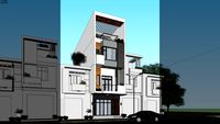 Nhà lô, Hiện đại, Nhà ống, nhà phố, house, modern, street house, bao cảnh, nha lo, nha pho, nha ong, hien dai, nhà phố hiện đại
