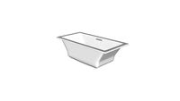 K-1834 Underscore(R) Rectangle 72' x 36' drop-in bath with center drain