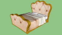 bed pillows bedsheet (bedroom queen)