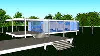 Farnsworth house. Ludwig Mies van der Rohe