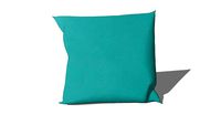 Coussin d'extérieur bleu turquoise 50 x 50 cm REF 156854