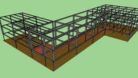 3 Storey Steel Building