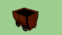 Berline en bois pleine