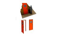 porte oculus , doors porte vitrage rond 730 x 2040 standard